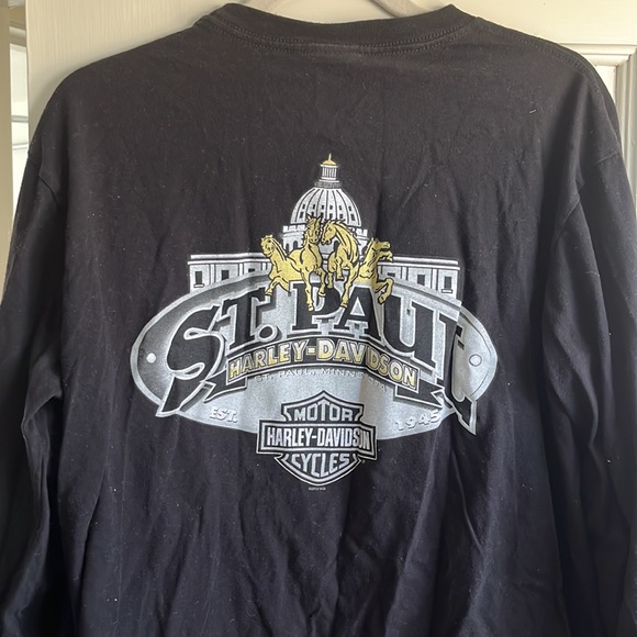 Harley Davidson St Paul Minnesota long sleeve shirt - Picture 2 of 3